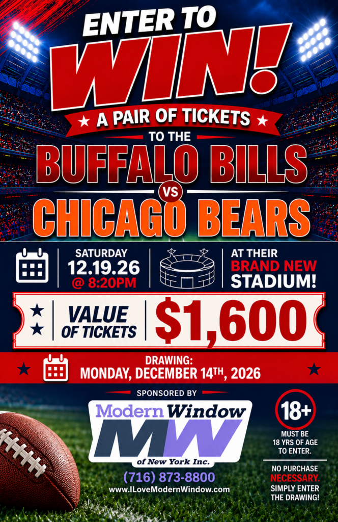Football ticket giveaway for December 2026.